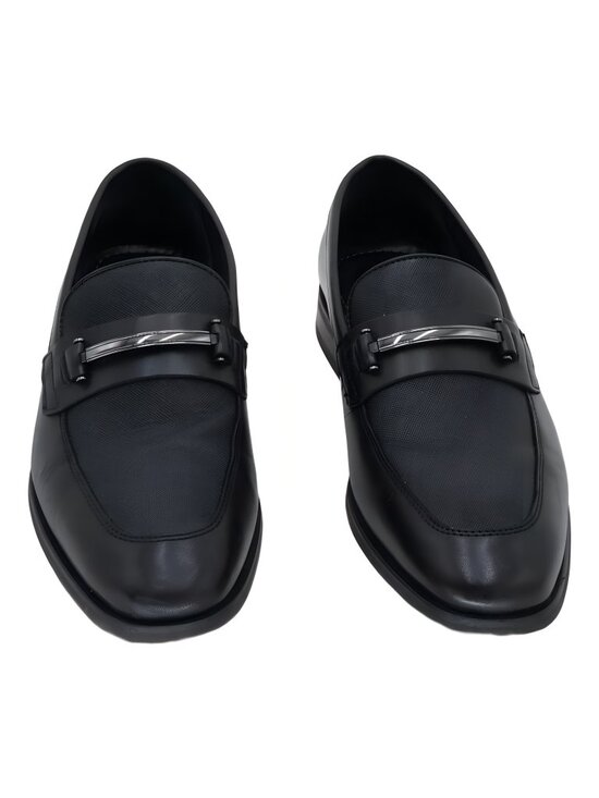 Alfani Men\'s Jennerr Genuine Leather Bit Slip-On Loafers Black Leather 9.5M main image 6